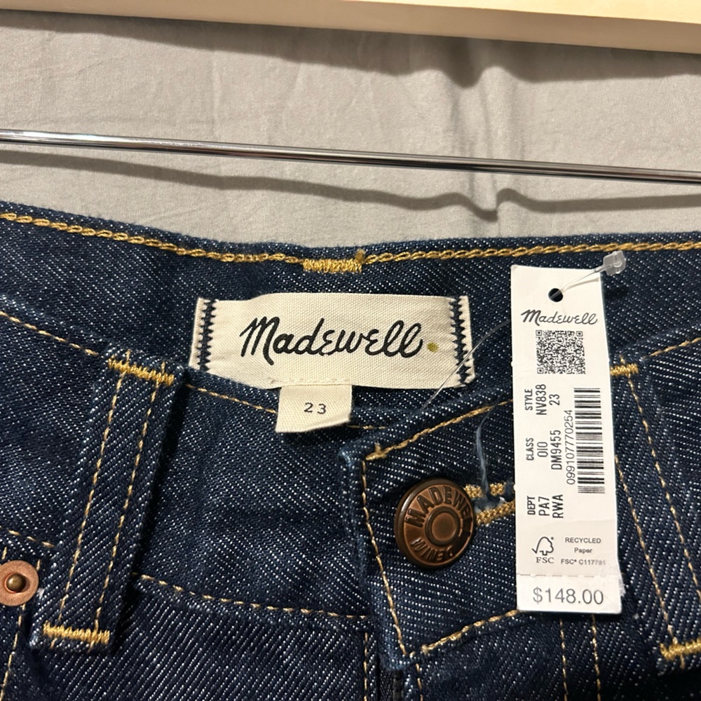 Madewell The Balloon Denim Women Jeans NWT - Picture 3 of 6